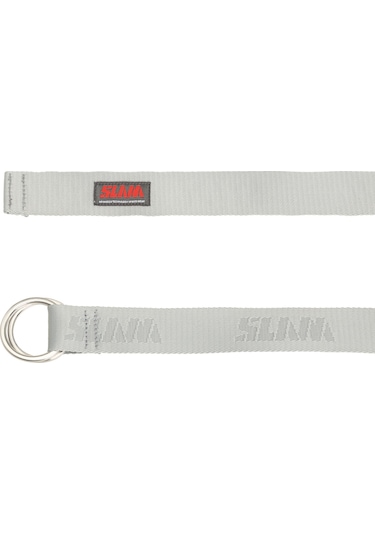 Slam Slam Logo Belt Unisex Gri Kemer W05 Gri