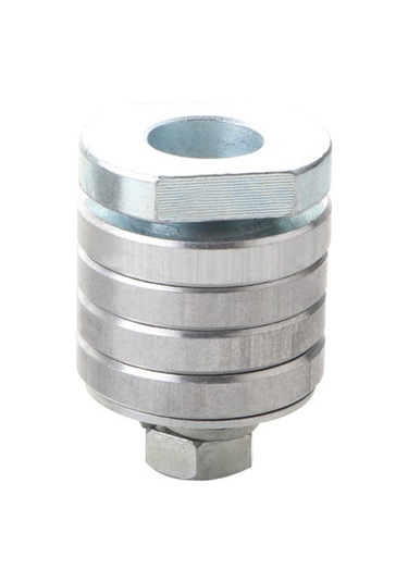 Singree M10/m14 Vida Bağlantılı Çelik Açılı Taşlama Adaptörü - 44.3x32x17mm Gümüş Renk