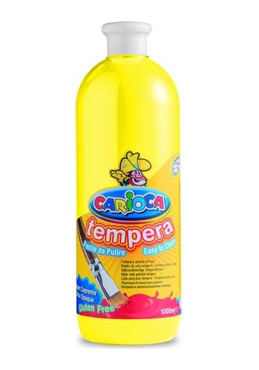 Carioca Tempera Yıkanabilir Poster Boya 1000 Ml.  Sarı
