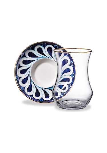 Korkmaz Lorena Collection 12 Parça Çay Bardak Seti A8738-2 Şeffaf