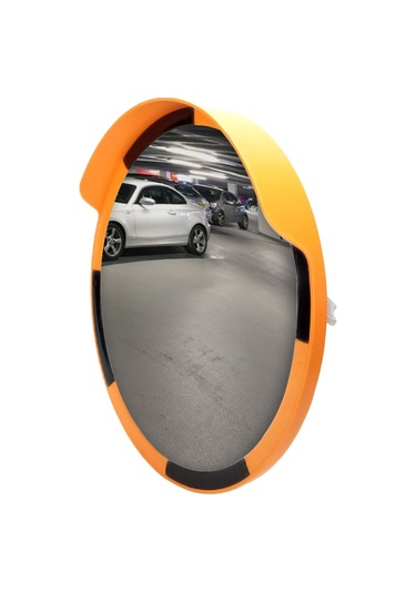 Otopark Çıkış Aynası Trafik Ayna Direği Seti Trafik Güvenlik Aynası 80 Cm Ve 2.5m Ayna Direği