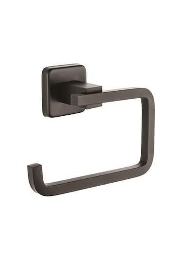 Kare Serisi Paslanmaz Mat Siyah Wc Kağıtlık Tuvalet Kağıtlığı