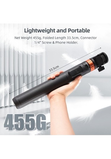 Kingjoy M080 Selfi Monopod Kablosuz Uzaktan Kumanda