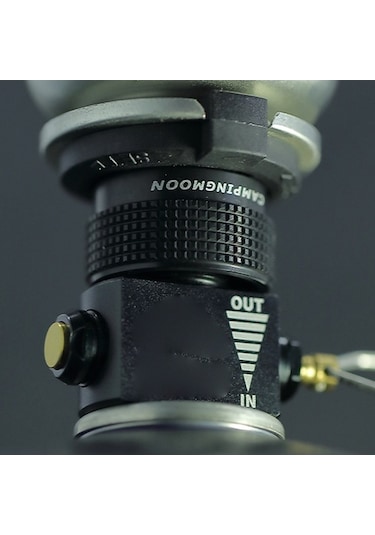 Fortunelane Dağcı Düz Gaz Tankı Adaptörü, Kartuşlı Ofen Bağlantı, Hızlı Montaj, Sızıntısız, Doğa Yemeği Isıtma, Siyah Alüminyum Siyah