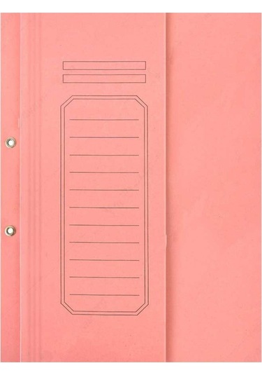 Telli Dosya Lüks Yarım Kapak Pembe 25'li Diğer