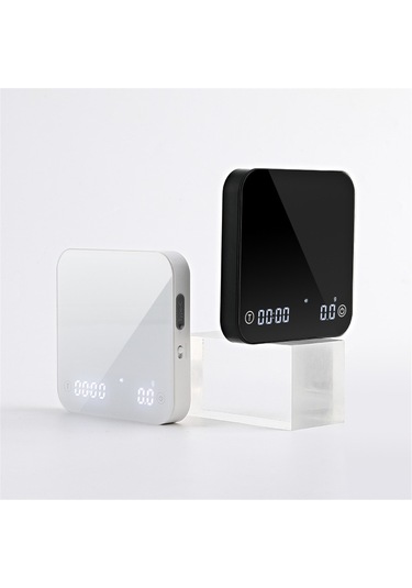 Kahve Ölçeği, 0.1g Hassas Derecelendirme, Taşınabilir Cep Ölçeği Siyah Siyah