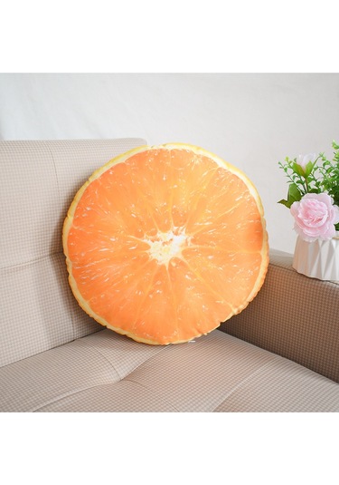 Jian Fan Meyveözelekilli Yastık Ofis Yatak Odasıyastık Kanepe Yastık - Karpuz Kırmızı