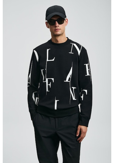 Lufian Erkek Tıffany Sweatshirt 112030184 Siyah Siyah Lufian Erkek Tıffany Sweatshirt 112030184 Siyah Siyah