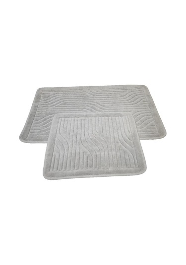 Banyo Paspası 2'li Set Lotus Vizon Çok Renkli