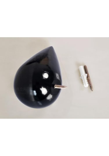 Suntek Duvar Askısı Su Damlası Banyo Kapısı Mont Şapka Tek Kanca Tutucu S Siyah Çok Renkli