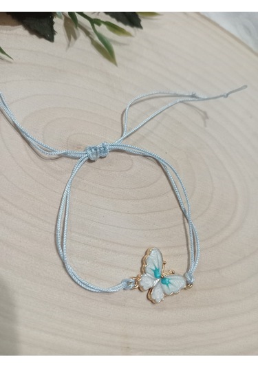 Modern Beyaz Kelebek Bileklik Beyaz