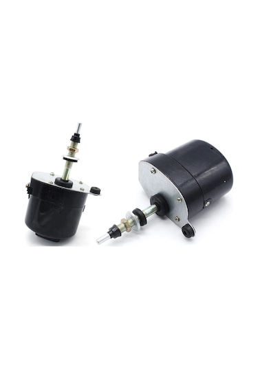 Jeep Willys Üniversal Silecek Silgi Motoru 12 Volt Uzun Mil