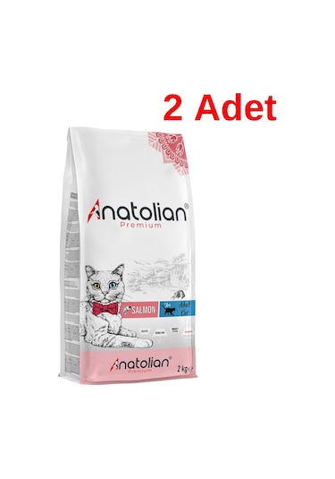Anatolian Premium Somonlu Yetişkin Kedi Maması 2 x 2 KG