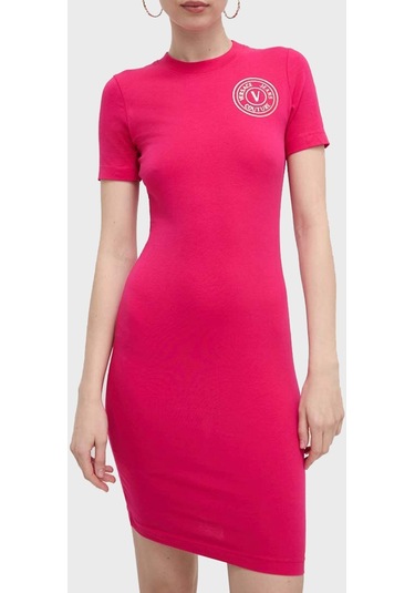 Versace Jeans Couture Bayan Elbise 76haot02 Cj03t G49 Fuşya Versace Jeans Couture Bayan Elbise 76haot02 Cj03t G49 Fuşya