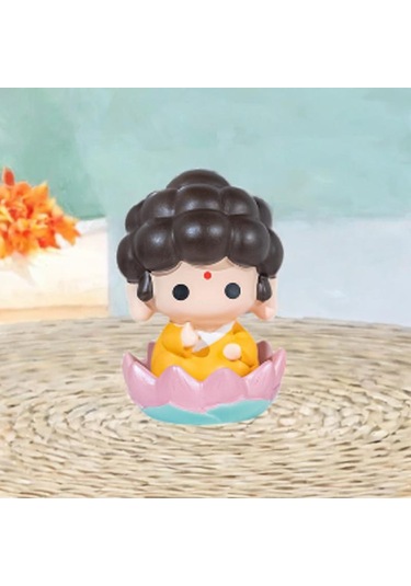 Suntek Otel Yatak Odası Oturma Için Buda Heykeli Prop Küçük