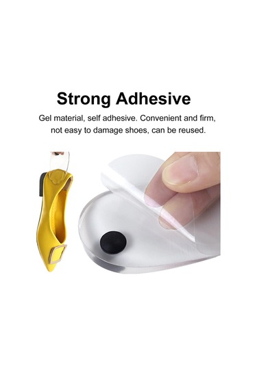 Vkemall Transparan Silikon Jel Ortopedik Tabanlık - M 35-39 , L 40-45 , S 26-34 Boyutları