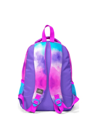 Coral High Kids Renkli Batik Unicorn Dondurma Desenli Okul Çanta Seti Set0123480