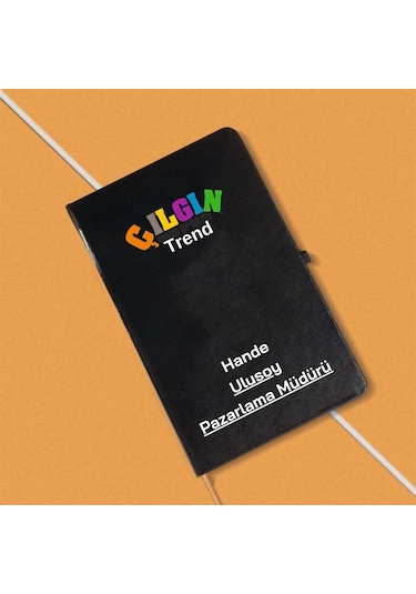 İsim Ve Kurumsal Logo Unvan Yazılı Baskılı Defter