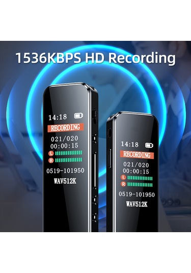 Singree "usb 2.0 Ses Kaydedici & Mp3 Çalar - 0.96'' Renkli Ekran, 40 Saat Kayıt, 8gb Kart Dahil"