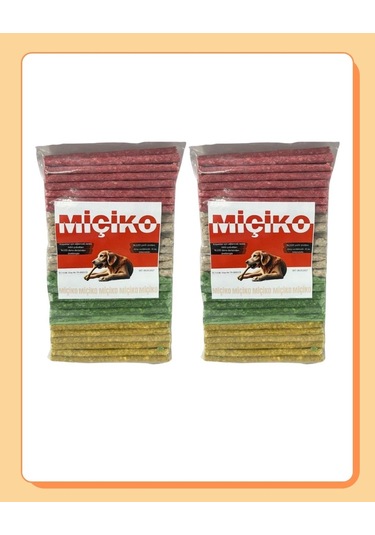 Miçiko Renkli Munchy Diş Sağlığı Ödül Çubuğu 2 x 100'lü
