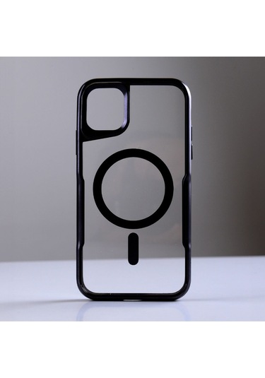 Merci Mt- 14 Pro Uyumlu Elegance Megasafe Destekli Telefon Kılıfı Siyah