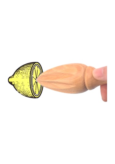 Cbtx Ahşap Sıkacağı Sıkacağı Meyve Suyu Sıkacağı Oyucu Limon Koni Çok Fonksiyonlu Mutfak Aracı Çok Renkli