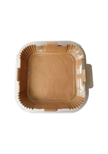 Tenfowee 100 Adet Fritöz Tek Kullandım Kağıt Bezleri Kare Anti Yapışkan Yağlı Yemekleri Koruyucu Isı Dayanıklı Sarı Diğer