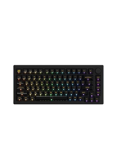 Akko 5075b Plus Shine-through Black Rgb Kablosuz Hotswap Mekanik
