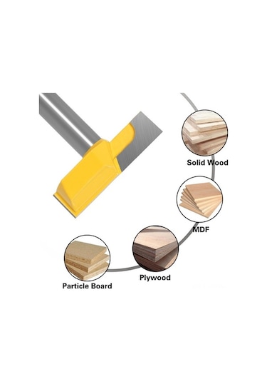 Besthome1 Ahşap İşleme Bıçağı - 12 Kesim, Geniş Çaplı Temizleme, Oluk Açma