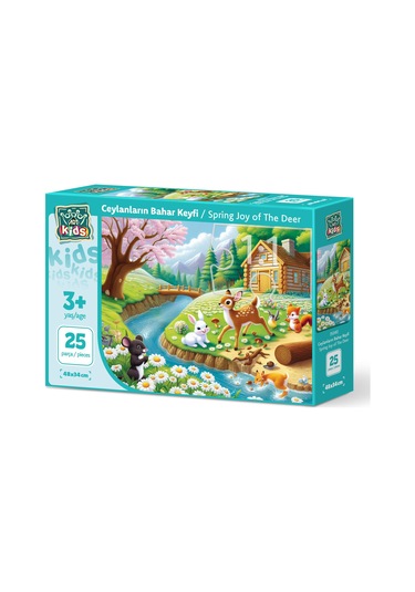Art Çocuk Ceylanların Bahar Keyfi 25 Parça Puzzle