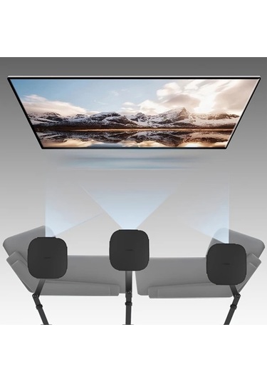 Xuweiwei Siyah 13.78inç Kollu Katlanır Projektör Braketi 360 Dönüş 4kg Taşıma