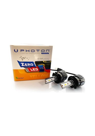 Photon Zero H7 Limon Sarısı Xtreme Yellow +3 Plus Fansız Led