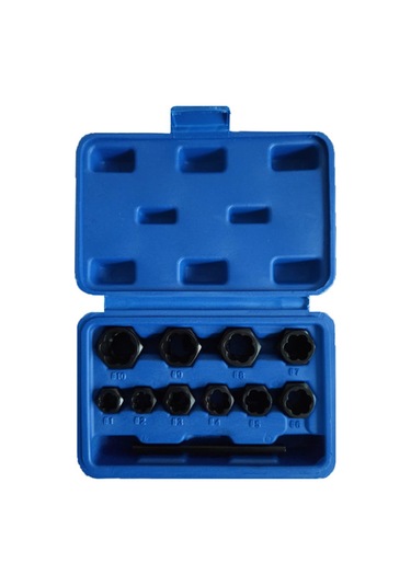 Suofeng 11 Parça Altıgen Soket Paslı Ve Hasarlı Civata Sökme Seti, 3/8 İnç Sürüş İçin Pratik Bakım Aracı, Taşıma Kutusu Dahil