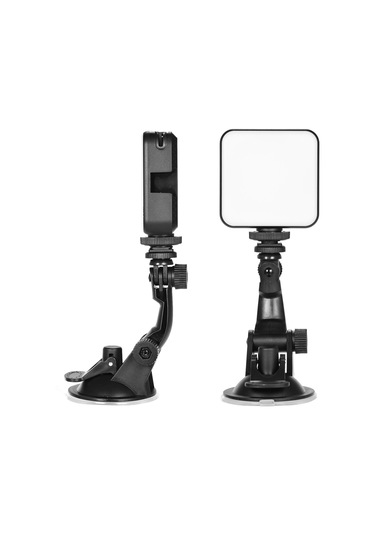 Andoer W64 6 W Mini Video Konferans Aydınlatma Kiti Siyah Siyah