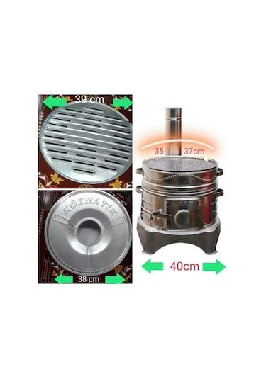 Yaramış Mermer ve Granit Mangal Seti