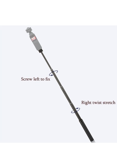 Sones Yc573b Uzatma Çubuğu Sabitleyici Özel Selfie Uzatma Çubuğu Feiyu G5 / Spg / Wg2 Gimbal, Djı Osmo Pocket / Pocket 2 İçin