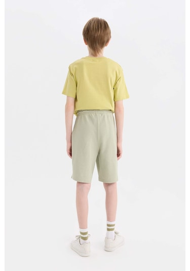 DeFacto Erkek Çocuk Beli Lastikli Cepli Pike Şort B5925A825SMKH271