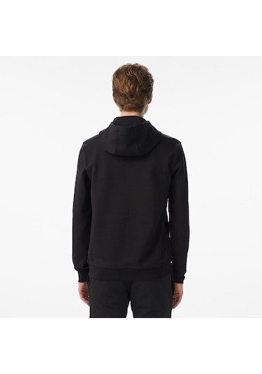 Nautica Erkek Siyah Classic Fit Kapüşonlu Sweatshirt Düz K57226t Siyah