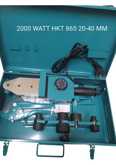 Profosyonel Pprc Pvc Boru Kaynak Makinası 2000 Watt 20-40 Mm Makaslı Hkt 865