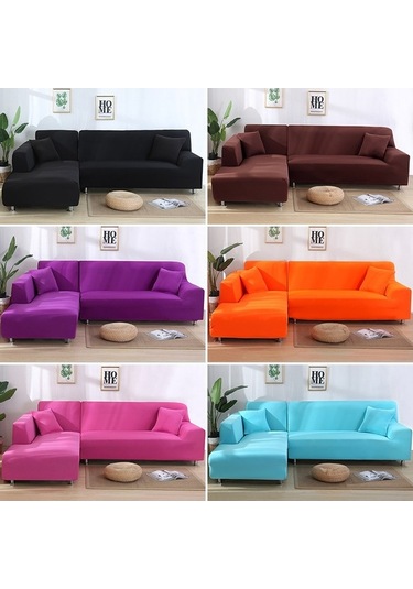 Flybuy Şey Şeklinde Kanepe Kılıfı, Mufunye Koyu Gri, 145-185cm, Elastik Dahil Diğer