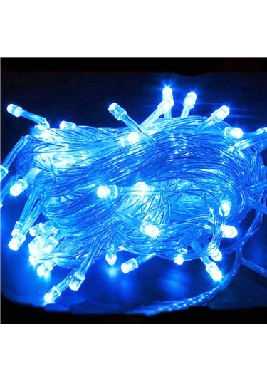 Mavi Led Işık 10 Metre 100 Led Dekor Led Işık