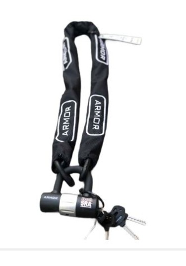 Armor 810MV Military Series Dövme Çelik Zincir + U Bar