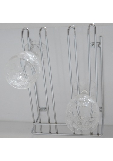 Krom 2 Bölmeli Bar Kadehlik Bardaklık