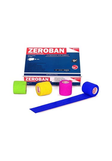Zeroban Bandaj 5 CM x 4.5 M Mavi