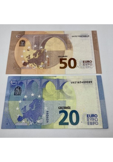 Aykar 200 Adet Geçersiz 20 Ve 50 Euro Düğün Para Dizi Film Tiktok Ve