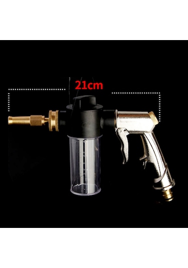 Symbee Yüksek Basınçlı Köpük Makinesi: Ayarlanabilir Pirinç Döner Nozul, Su Tasarrufu, Bahçe Ve Araç Temizliği İçin 3/4 İnç Universal Bağlantı