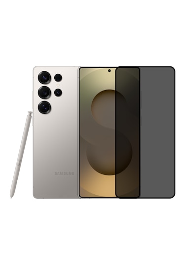 Safeus Tam Kaplayan Hayalet Parmak İzi Bırakmayan Safir Ekran Koruyucu Cam , Samsung S25 Ultra İle Uyumlu