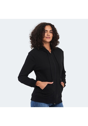 Slazenger KOLLEEN I Kadın Sweatshirt Siyah