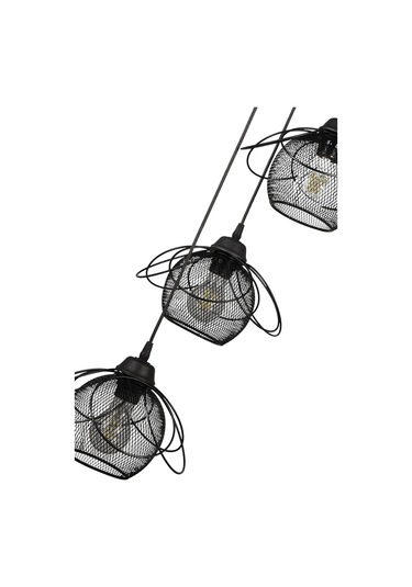 Begüsa Ares 3 Lü Avize Syah Siyah