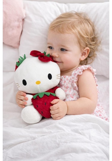 Hello Kity Peluş Oyuncak 30 Cm Kırmızı Kırmızı
